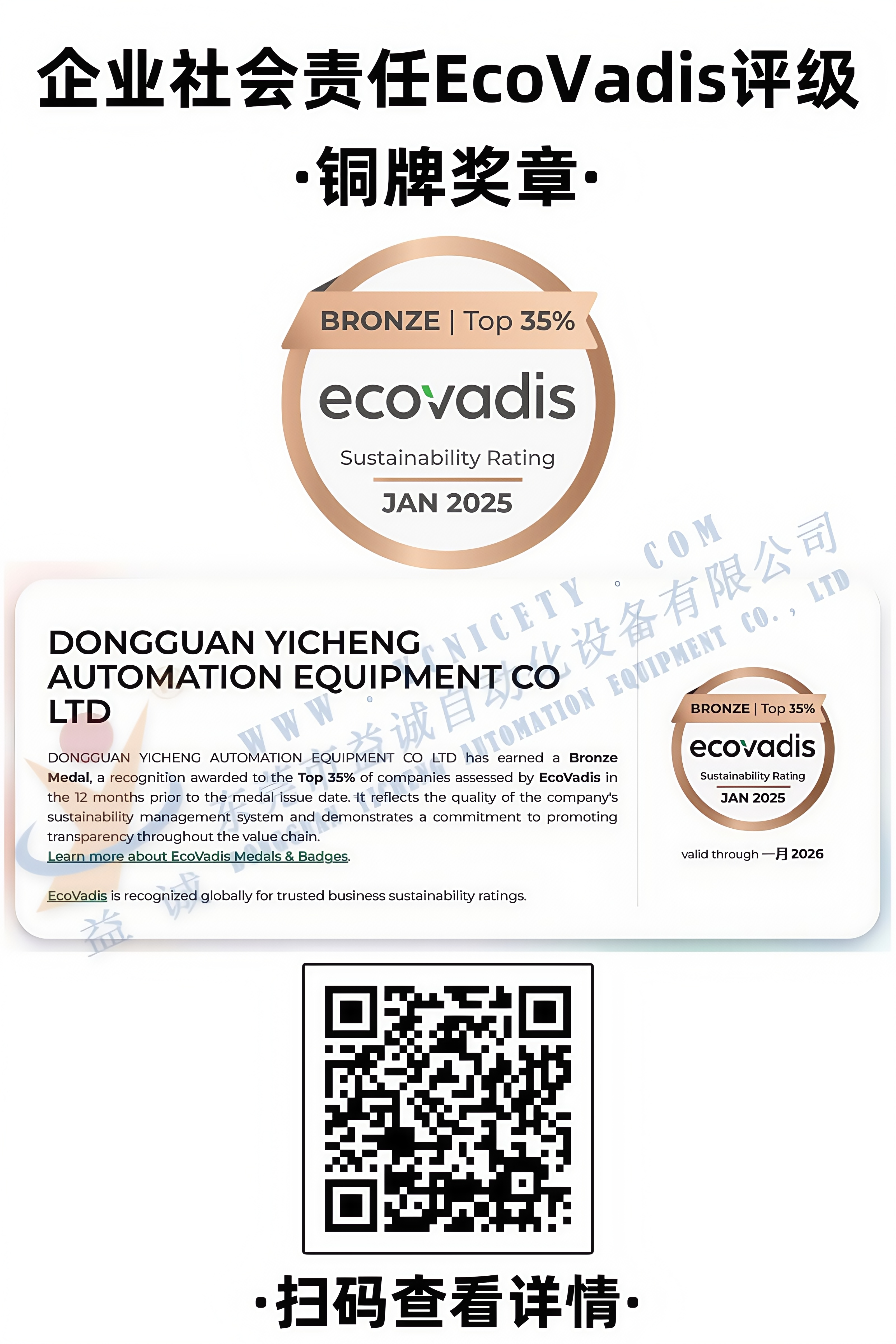 企業(yè)社會責(zé)任EcoVadis評級銅牌獎?wù)? /></div>
                            <div   id=